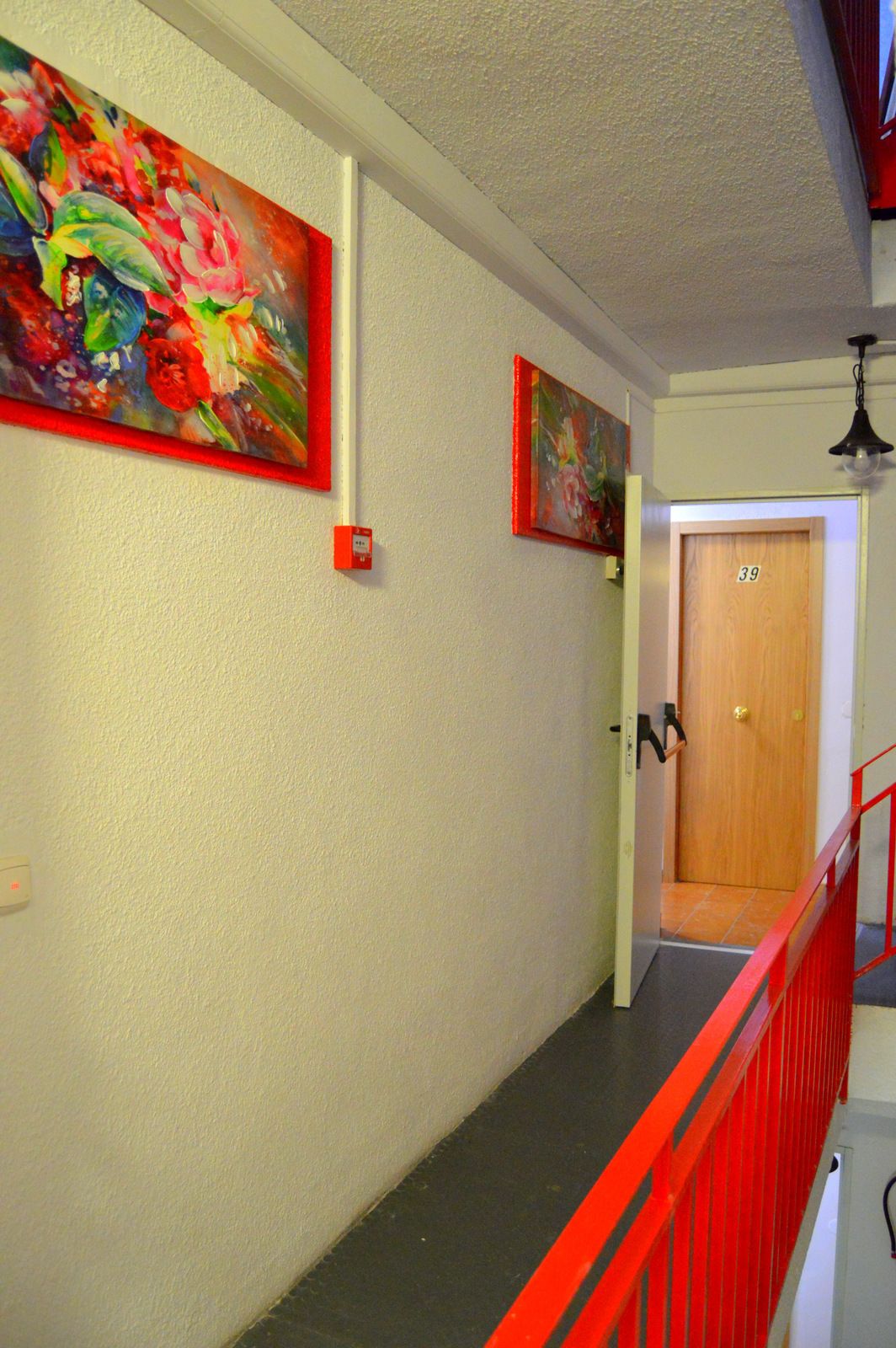 Interior entrance