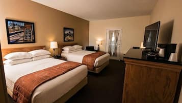 In-room safe, desk, laptop workspace, iron/ironing board