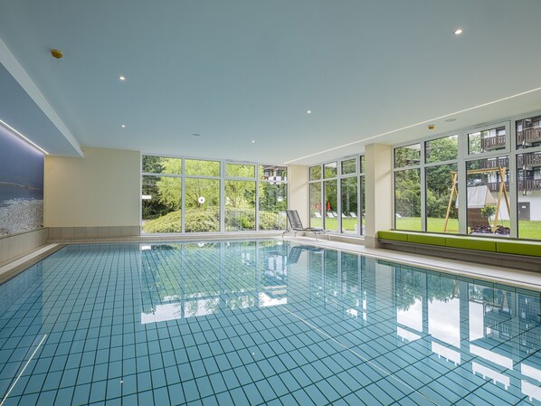 Indoor pool, outdoor pool