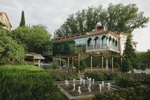 Majoituspaikan julkisivu