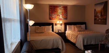Standard Room, 2 Double Beds | Individually decorated, individually furnished, soundproofing