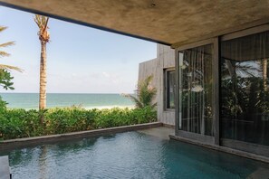 Suite, 1 King-Bett, Meerblick | Strand-/Meerblick