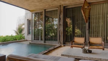Suite, 1 cama King size, vista al océano | Alberca privada