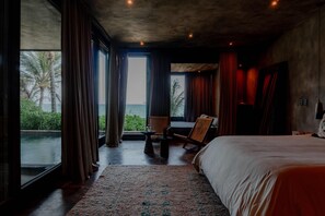 Suite, 1 King Bed, Ocean View | Premium bedding, in-room safe, individually decorated - Nômade Temple Tulum (Tulum)