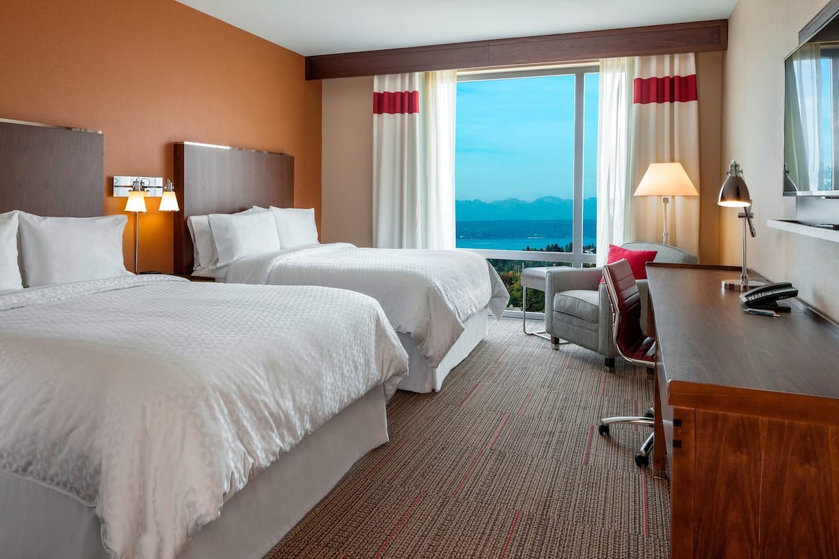 1 bedroom, hypo-allergenic bedding, pillowtop beds, in-room safe