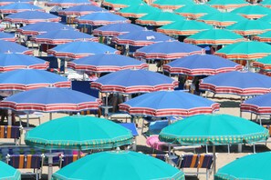 Vlak bij het strand