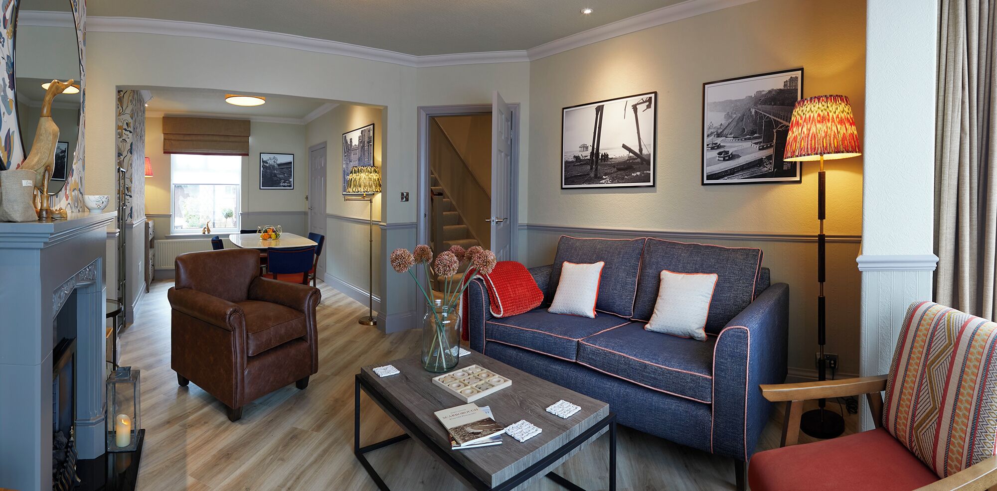 No.20 High Street (Pet-Friendly) | Área de sala de estar | Televisión de pantalla plana de 39 pulgadas con canales digitales 