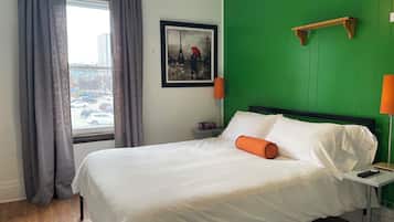 Quarto casal, 1 cama Queen | Roupas de cama premium, Wi-Fi de cortesia, roupa de cama