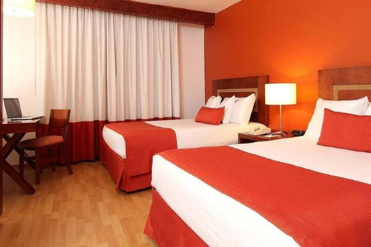 In-room safe, desk, laptop workspace, blackout drapes