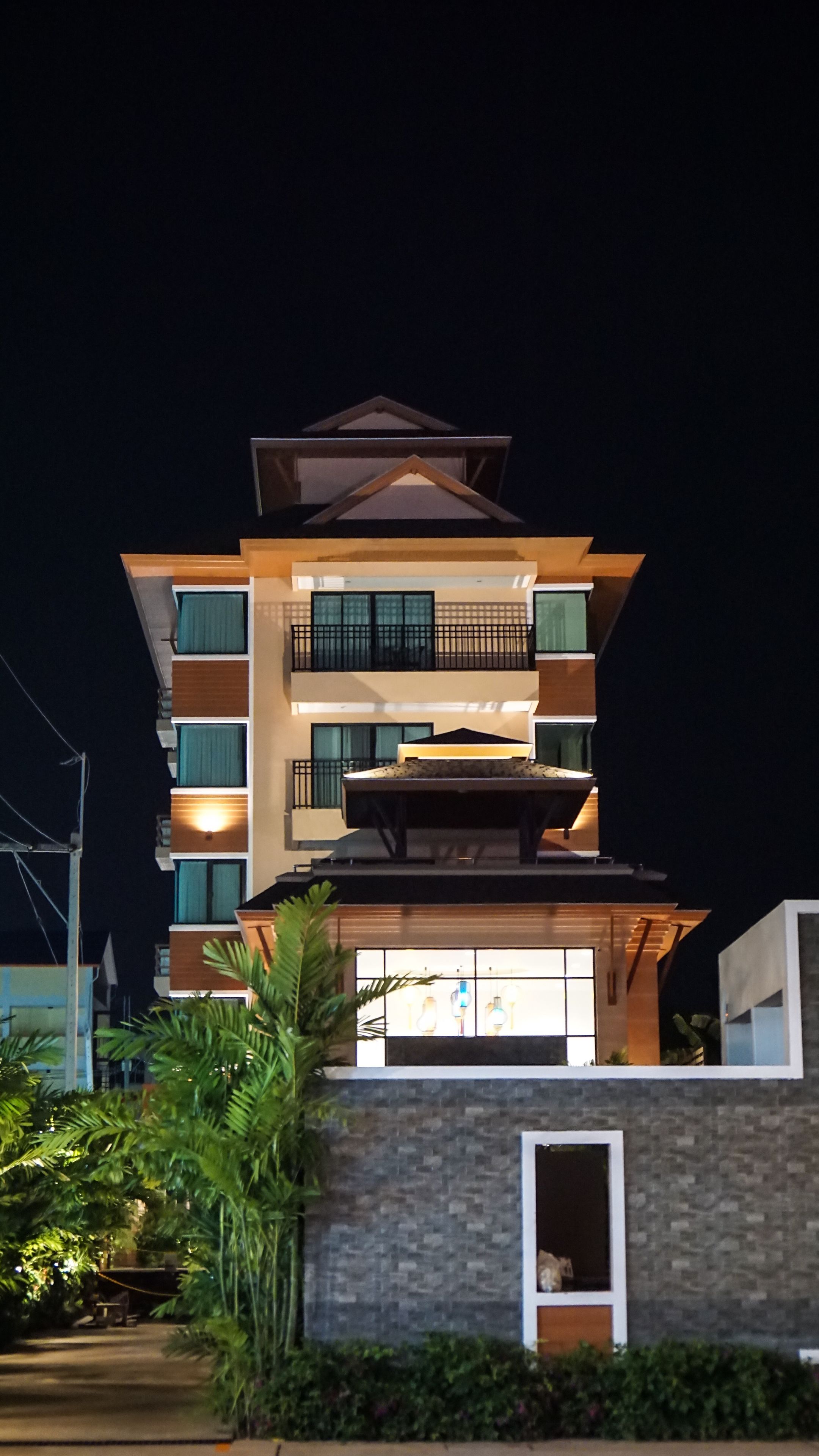 front of property – evening/night