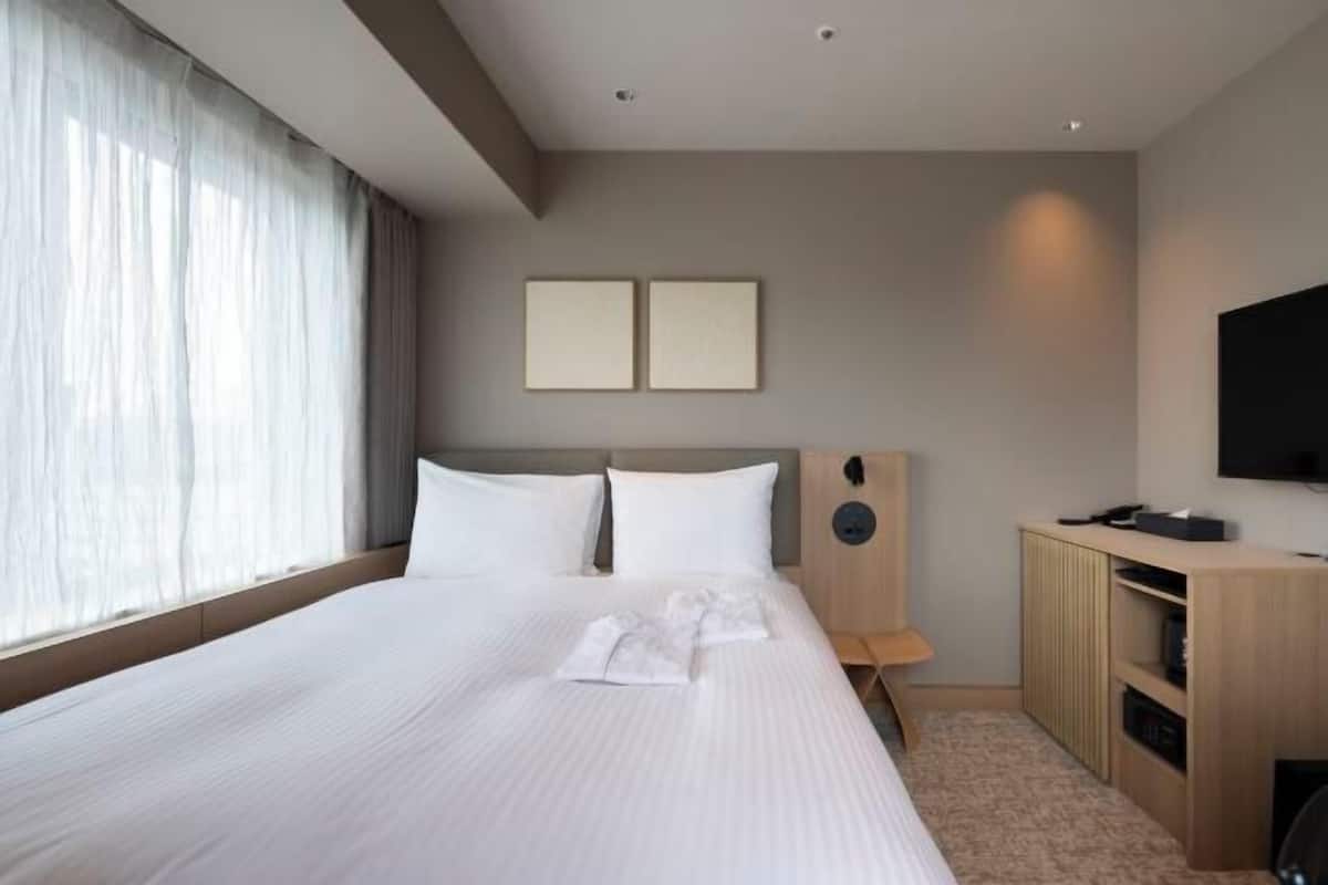 Desk, blackout drapes, iron/ironing board, free WiFi