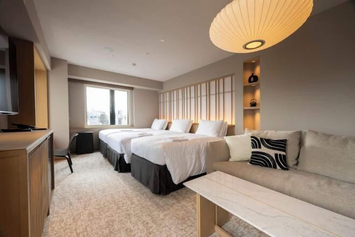 Desk, blackout drapes, iron/ironing board, free WiFi