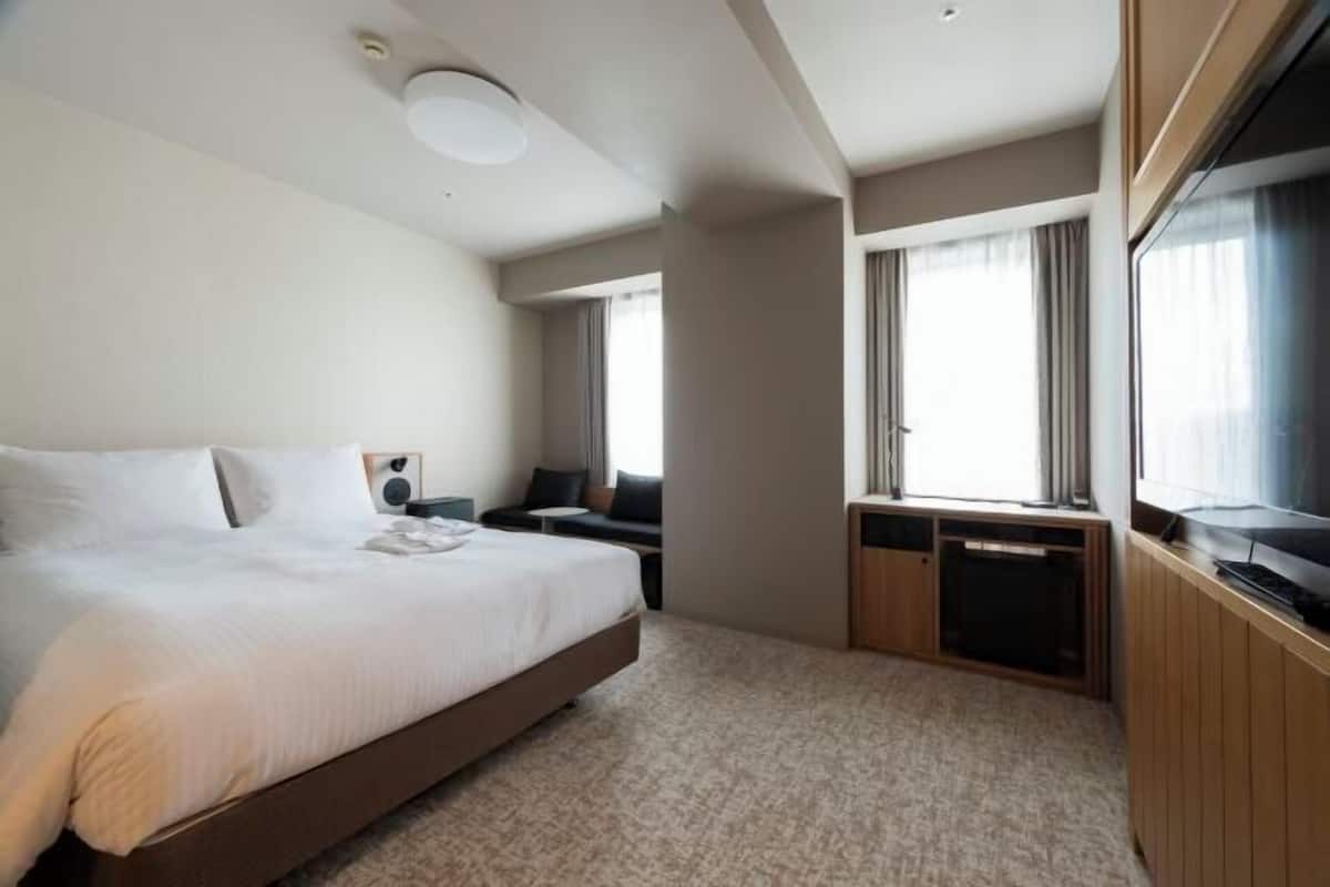 Desk, blackout drapes, iron/ironing board, free WiFi