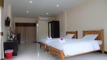 Desk, rollaway beds, free WiFi, bed sheets