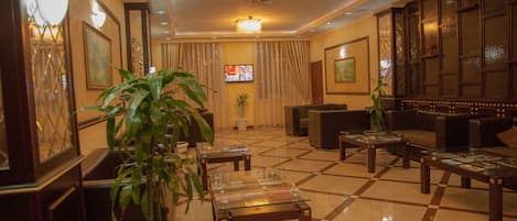 Sala de estar en el lobby