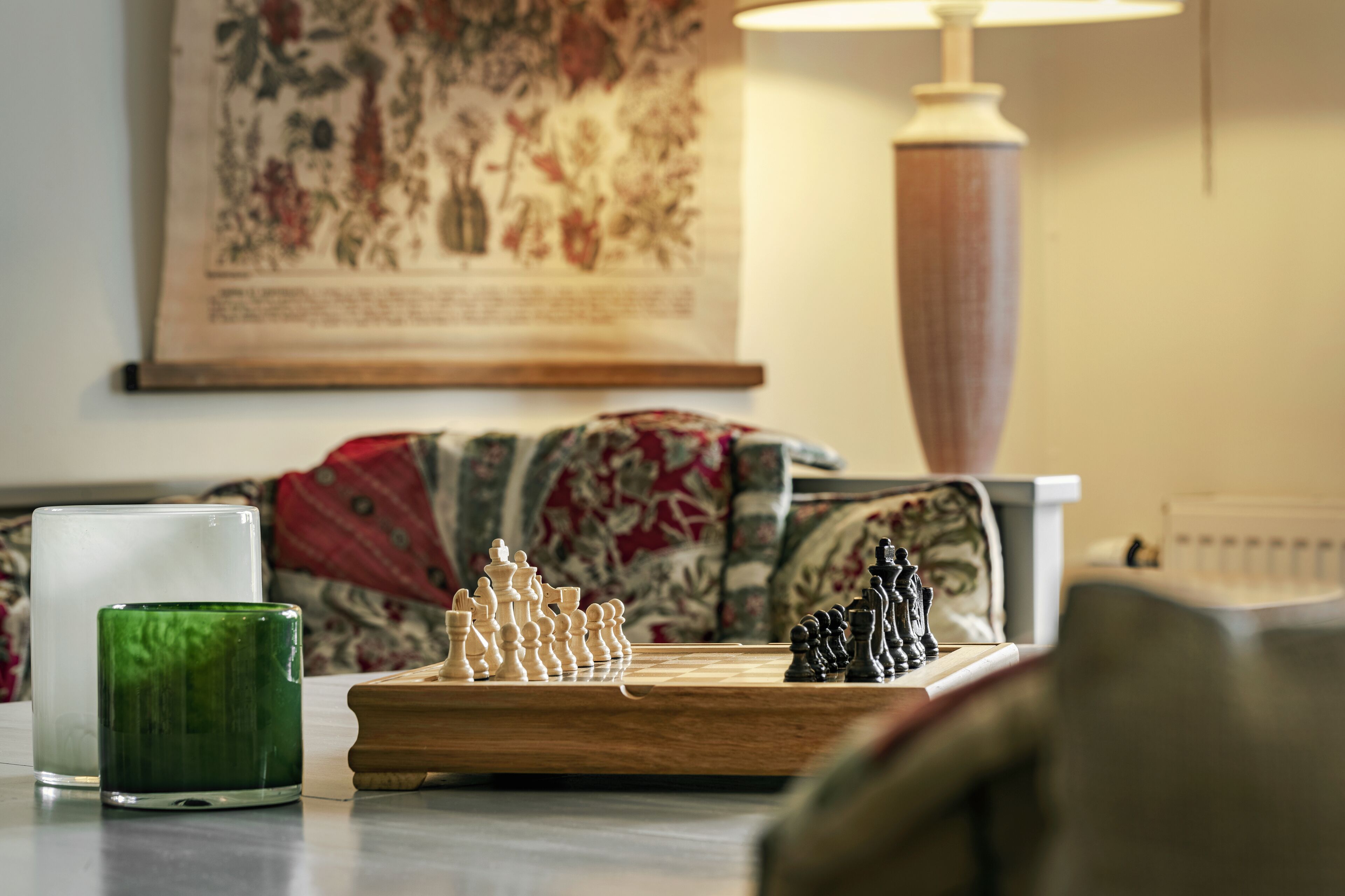 Siddeområde i lobbyen
