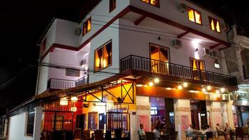 Front of property – evening/night