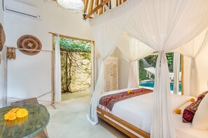 Villa, 3 Bedrooms, Private Pool | 3 bedrooms, in-room safe, desk, iron/ironing board - Villa 007 (Seminyak)