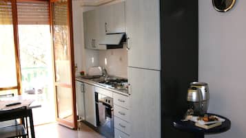 Apartment, 1 Bedroom | Private kitchenette | Full-size fridge, oven, stovetop, coffee/tea maker