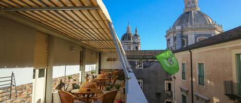 Vue depuis lâhĂ©bergement