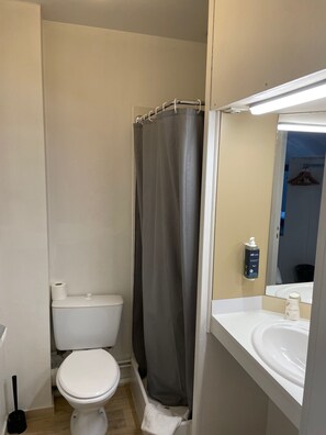 Comfort Triple Room | Bathroom | Shower, free toiletries, hair dryer, towels