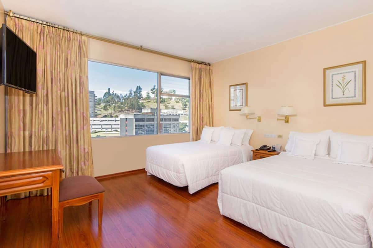 Habitación doble estándar, 2 camas matrimoniales | Vista desde la habitación