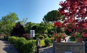 Blick von der Unterkunft