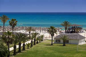 Private beach, sun loungers, beach umbrellas, beach towels