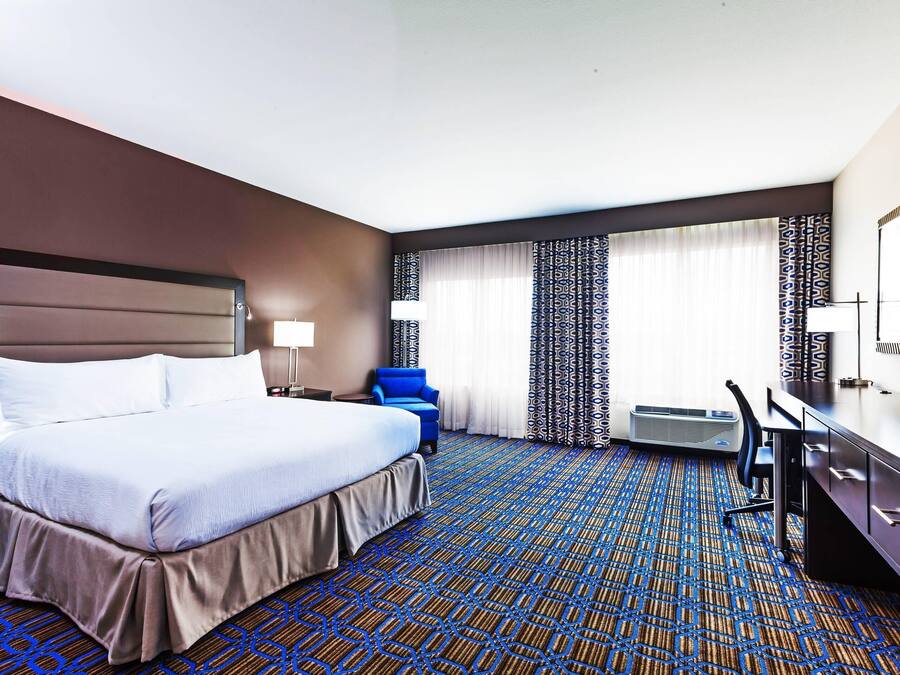 In-room safe, desk, laptop workspace, blackout curtains