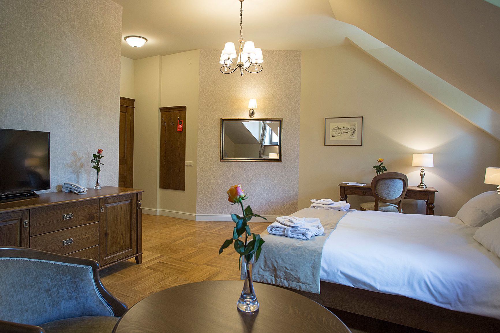prestige double room | in-room safe, desk, iron/ironing board, free cots/infant beds