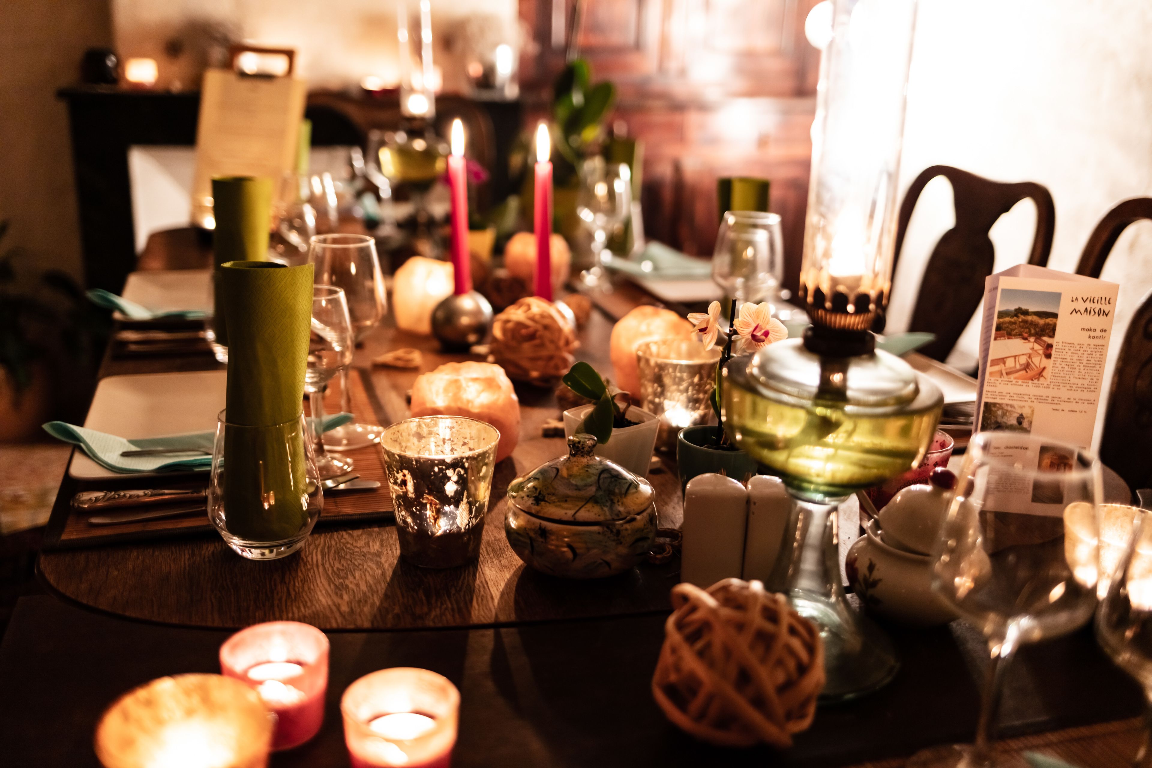 Dinner served, local and international cuisine, garden views 