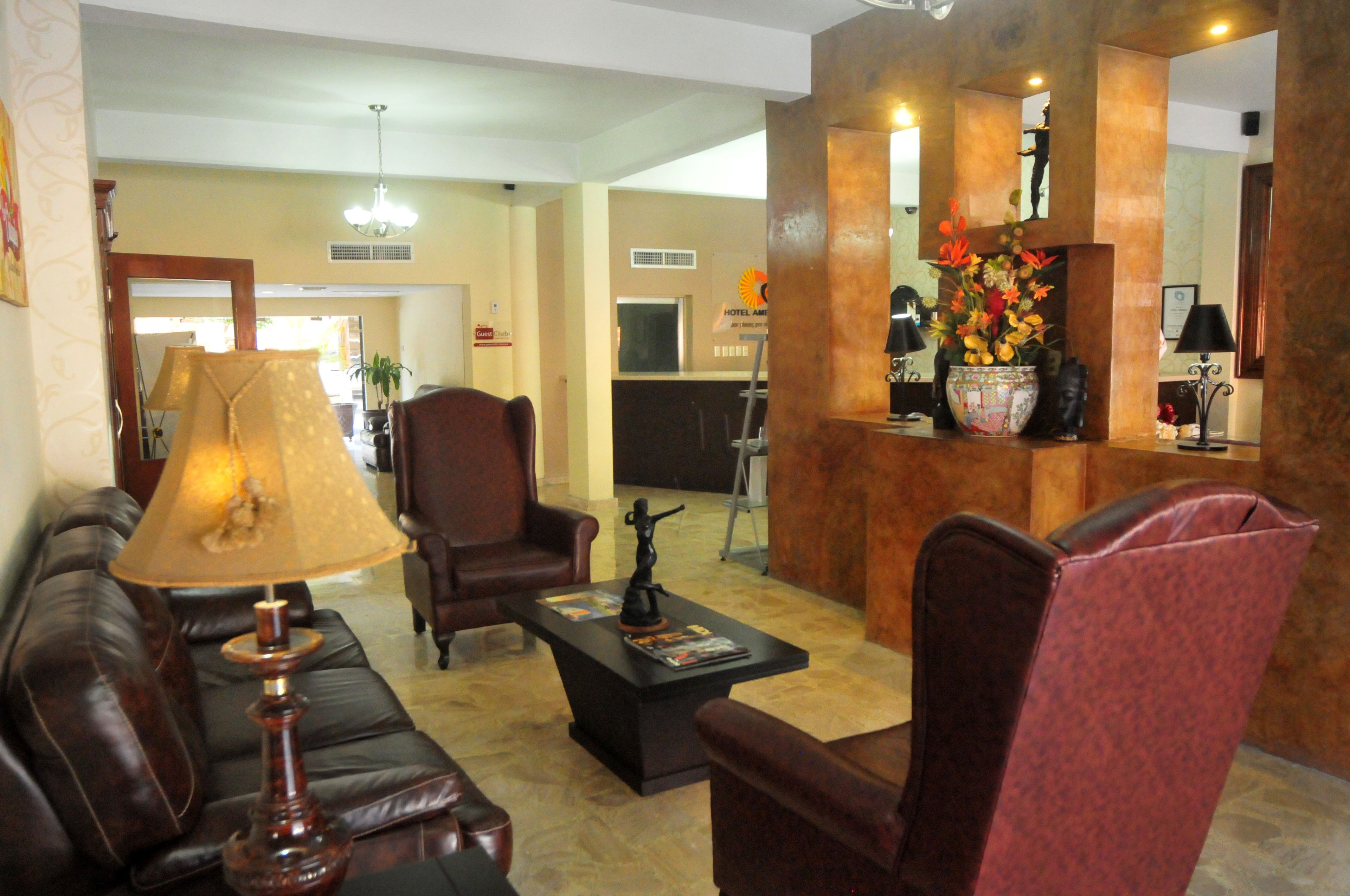 Sala de estar en el lobby