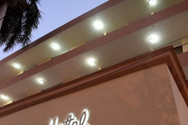 Front of property – evening/night