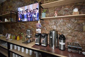 Café da manhã continental grátis todos os dias