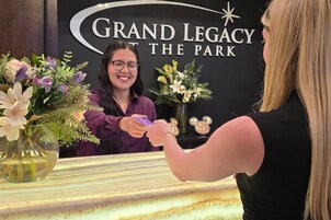 Mostrador para check-in y check-out