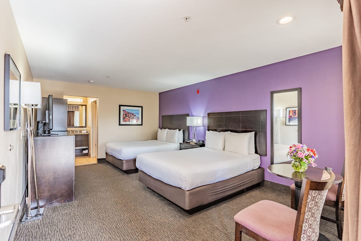 Premier Double Room-2 Queen Beds | In-room safe, blackout curtains, iron/ironing board, free WiFi