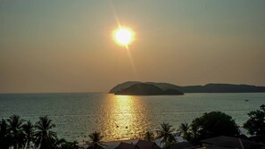 Blick von der Unterkunft