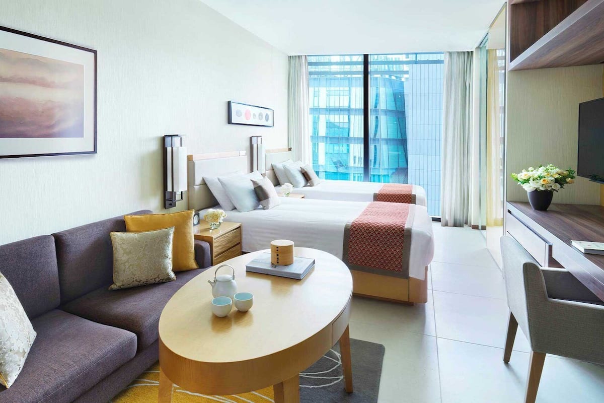 Premium bedding, in-room safe, desk, soundproofing