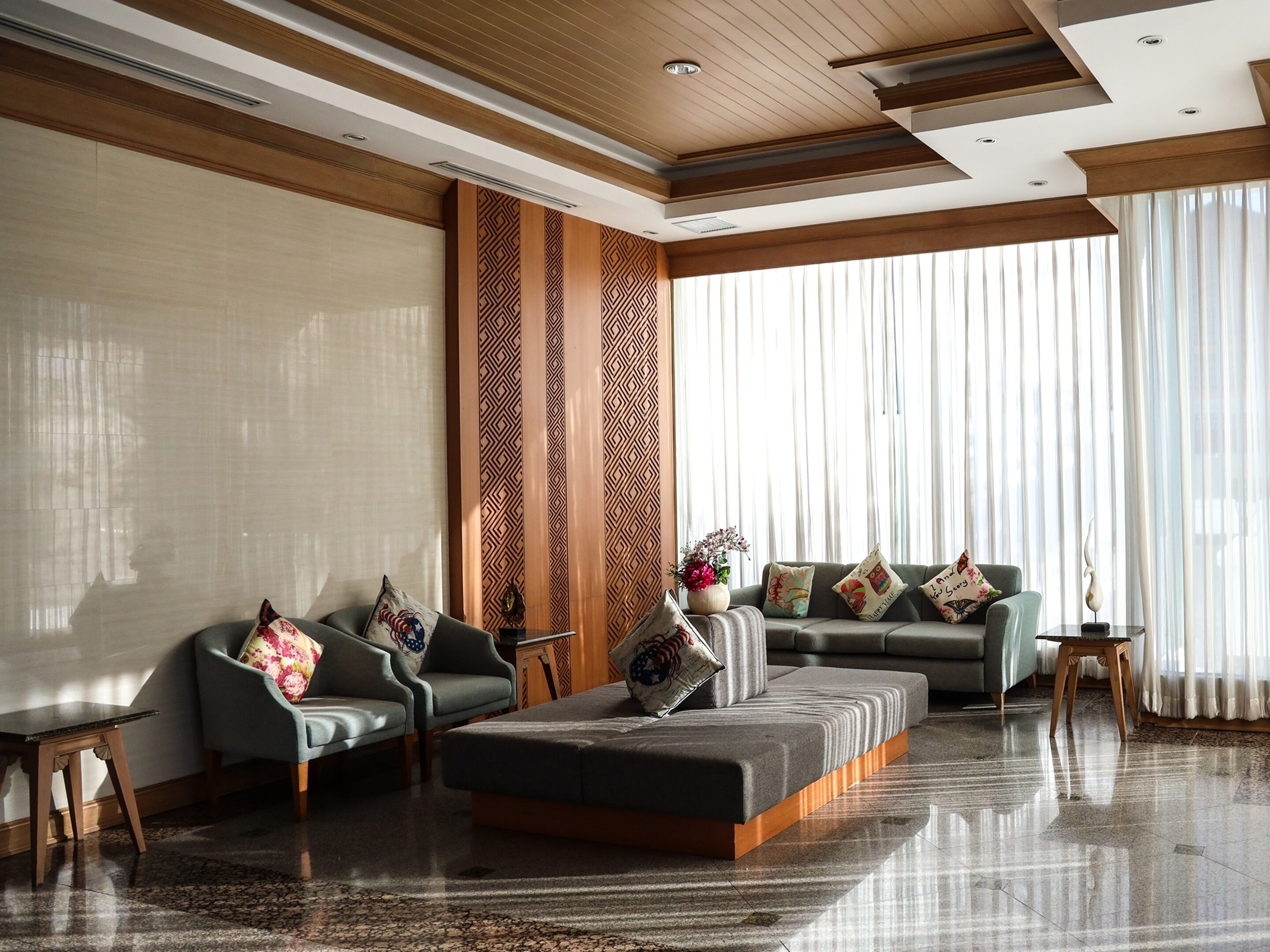 Lobby sitting area