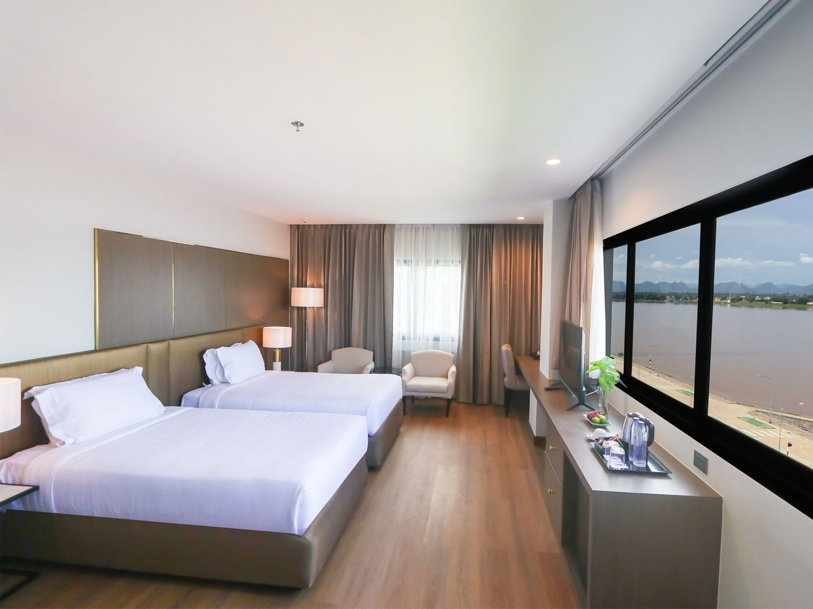 Minibar, desk, blackout curtains, free WiFi