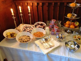 Daily buffet breakfast (EUR 15 per person)
