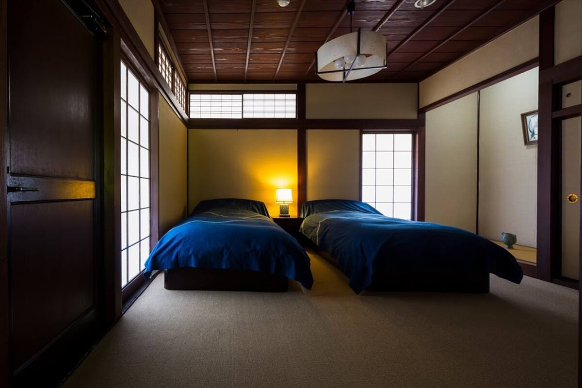 客房, 河景 (Japanese Western Style, Kuu) | 高档床上用品、迷你吧、客房内保险箱、办公桌