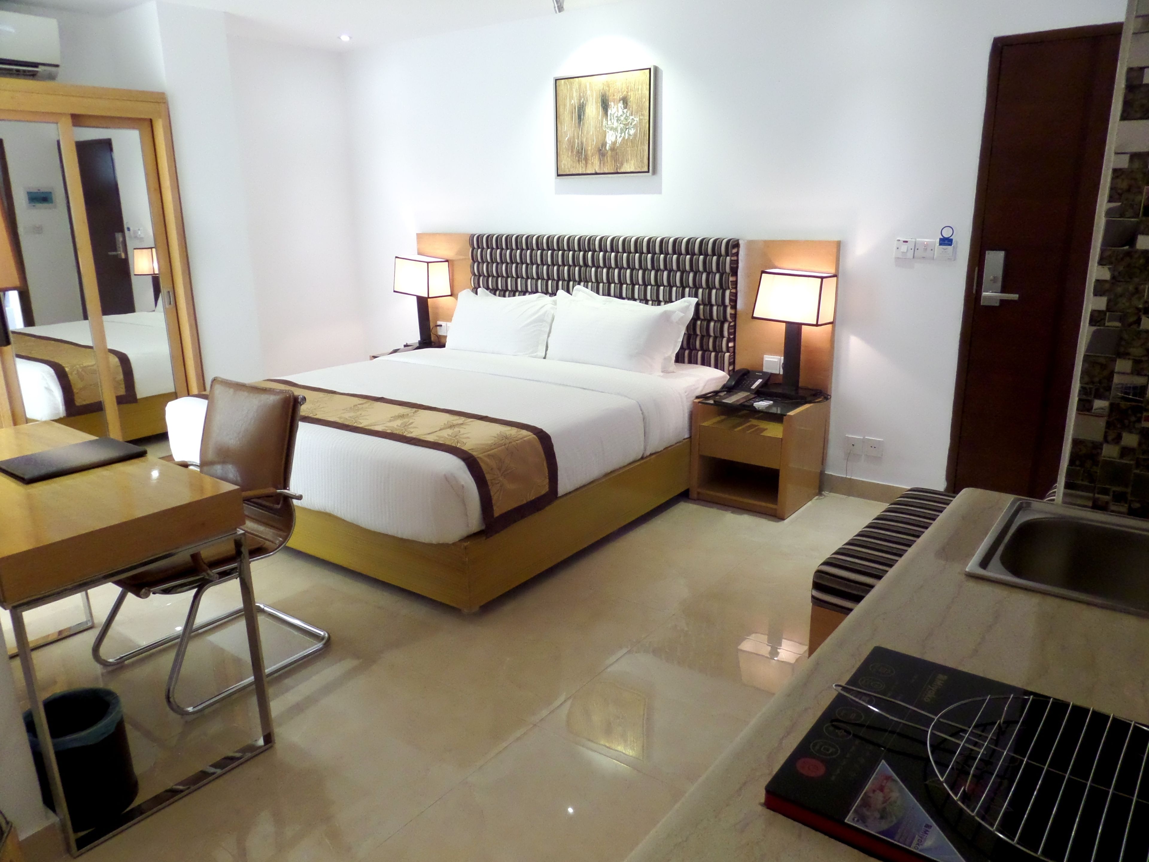 Façade de l’hébergement