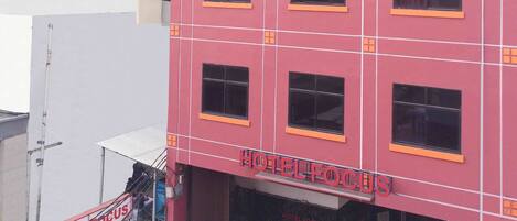 Majoituspaikan julkisivu