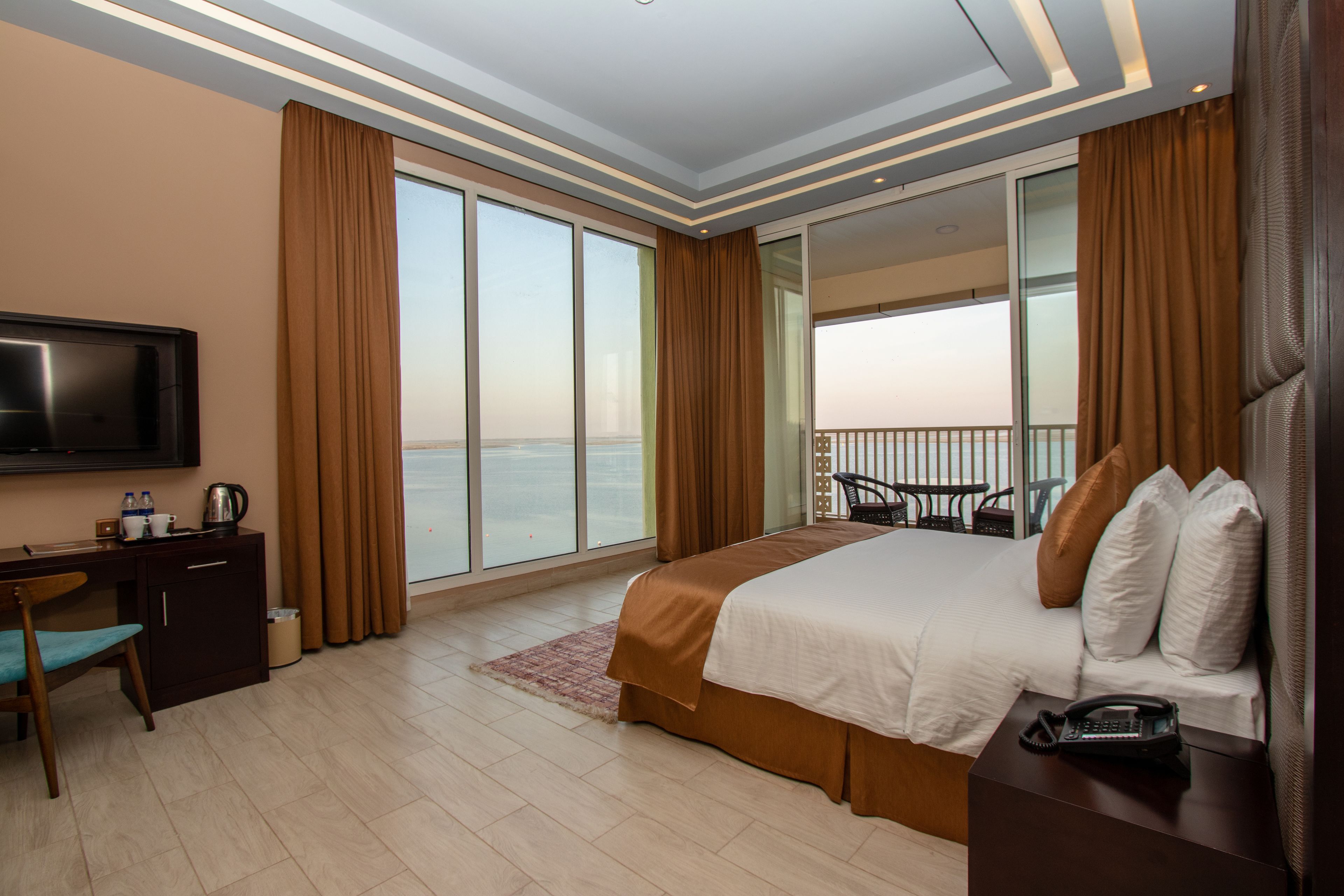 Panoramic Suite, 1 King Bed, Beach View | Minibar, in-room safe, desk, soundproofing