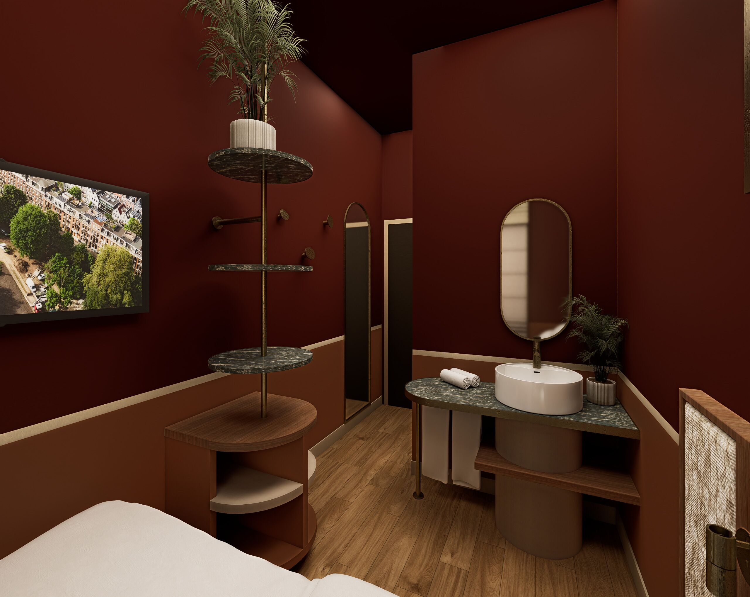 Eenpersoonskamer | Een bureau, gratis wifi, beddengoed