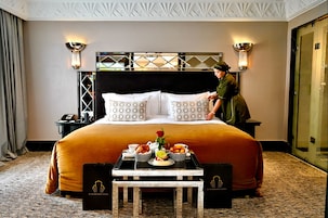 Premium bedding, memory foam beds, minibar, in-room safe