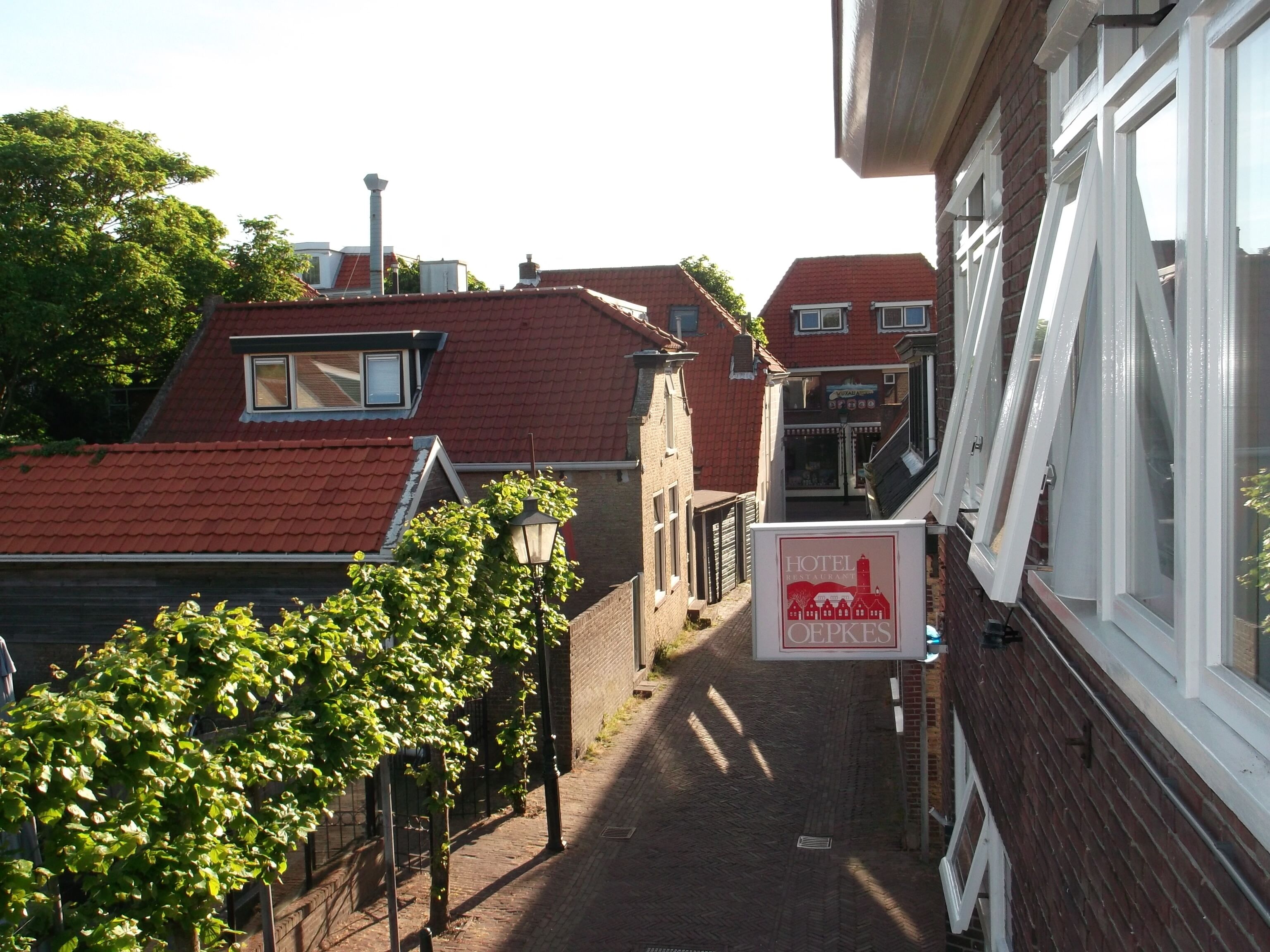 Stadsuitzicht vanuit accommodatie