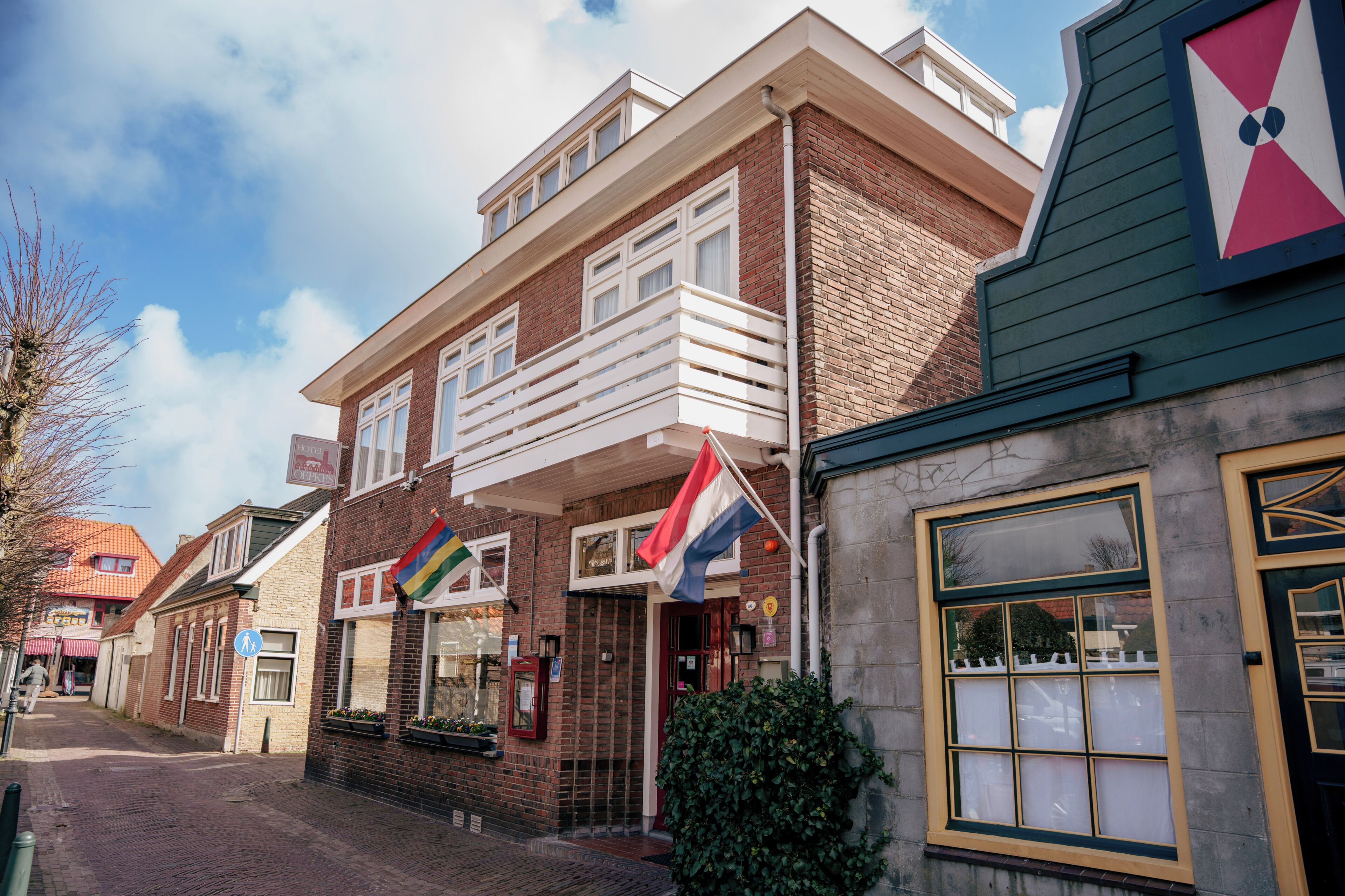 Voorkant van accommodatie