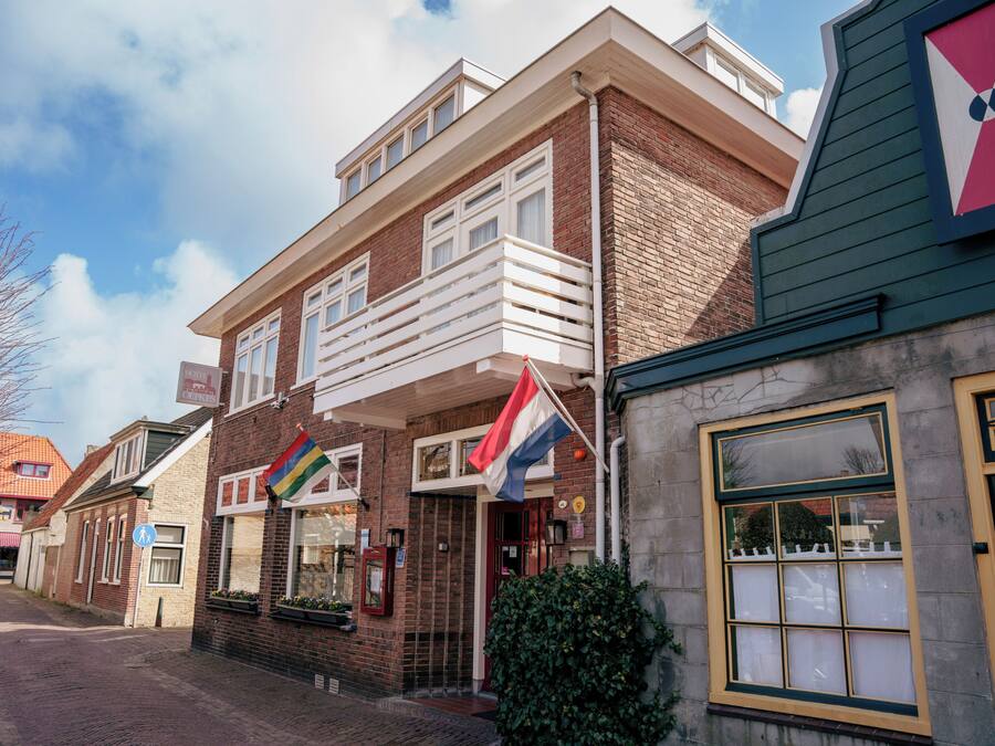 Voorkant van accommodatie